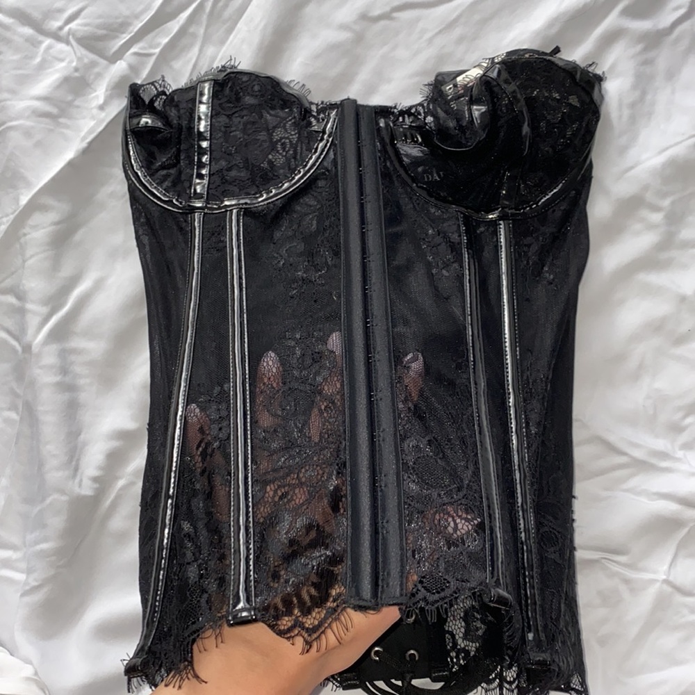 Luxe Eyelash Lace Bustier - Picture 7 of 8